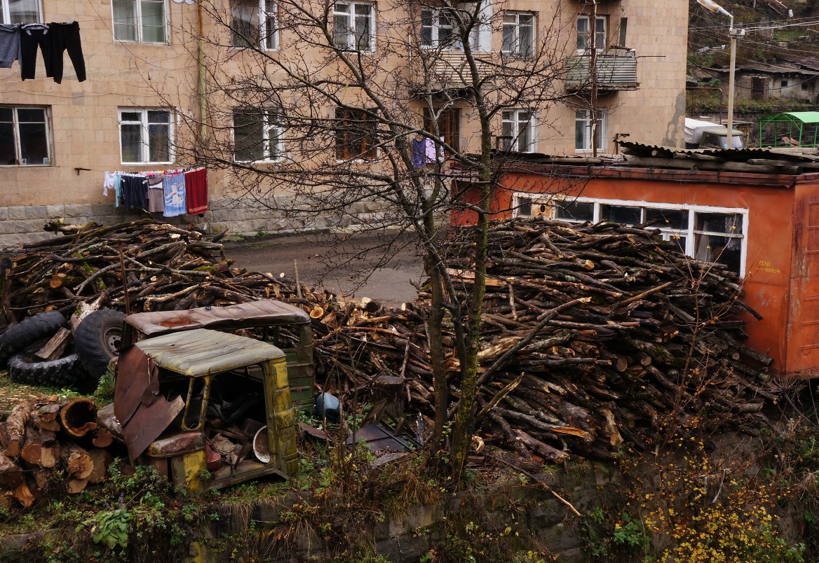 Apartment Building on road to Dilijan