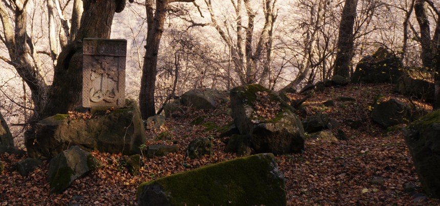 Khachkar at Surp Grigor Monastery ruins