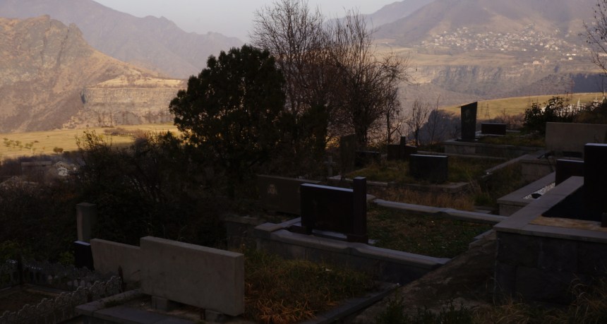 Sanahin - Cemetery Overlooking the Valley